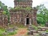 This site was in ruins and overgrown compared to what we saw in Cambodia.